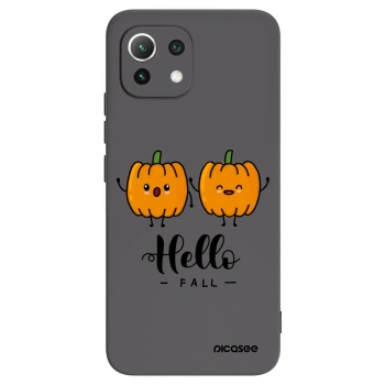 Picasee silikonski črni ovitek za Xiaomi Mi 11 Lite - Hallo Fall