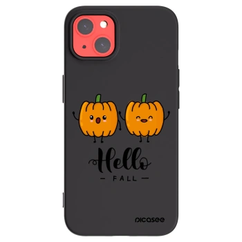 Picasee silikonski črni ovitek za Apple iPhone 13 - Hallo Fall