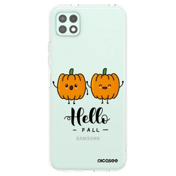 Picasee silikonski prozorni ovitek za Samsung Galaxy A22 A226B 5G - Hallo Fall