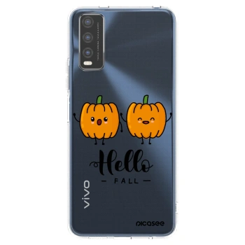Picasee silikonski prozorni ovitek za Vivo Y20s - Hallo Fall
