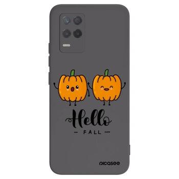 Picasee silikonski črni ovitek za Realme 8 5G - Hallo Fall