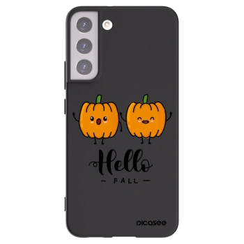 Picasee silikonski črni ovitek za Samsung Galaxy S22+ 5G - Hallo Fall