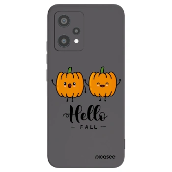Picasee silikonski črni ovitek za Realme 9 Pro 5G - Hallo Fall