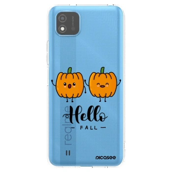 Picasee silikonski prozorni ovitek za Realme C11 (2021) - Hallo Fall