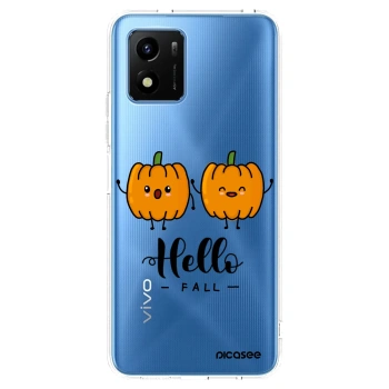 Picasee silikonski prozorni ovitek za Vivo Y01 - Hallo Fall
