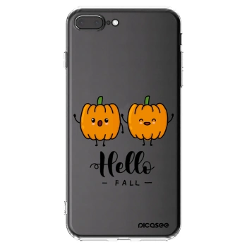 Picasee silikonski prozorni ovitek za Apple iPhone 8 Plus - Hallo Fall