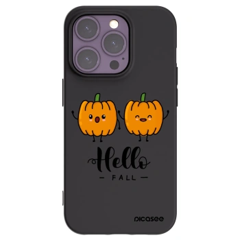 Picasee silikonski črni ovitek za Apple iPhone 14 Pro - Hallo Fall