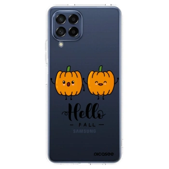Picasee silikonski prozorni ovitek za Samsung Galaxy M53 5G - Hallo Fall