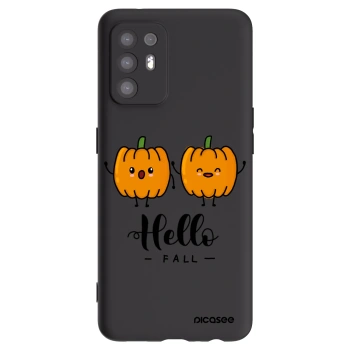 Picasee silikonski črni ovitek za OPPO A94 5G - Hallo Fall