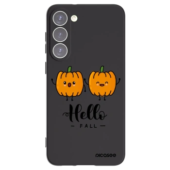 Picasee silikonski črni ovitek za Samsung Galaxy S23+ 5G - Hallo Fall