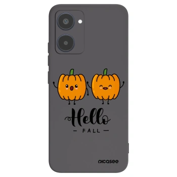 Picasee silikonski črni ovitek za Realme 10 4G - Hallo Fall