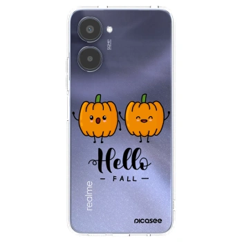 Picasee silikonski prozorni ovitek za Realme 10 4G - Hallo Fall