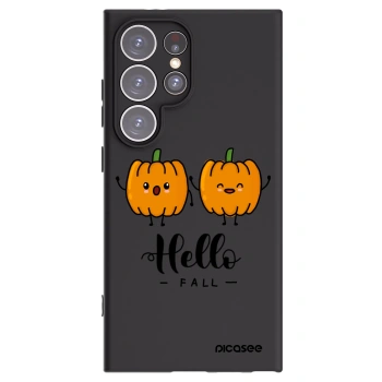 Picasee silikonski črni ovitek za Samsung Galaxy S24 Ultra S928B 5G - Hallo Fall