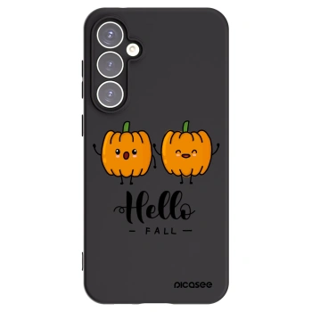 Picasee silikonski črni ovitek za Samsung Galaxy S23 FE S711B - Hallo Fall