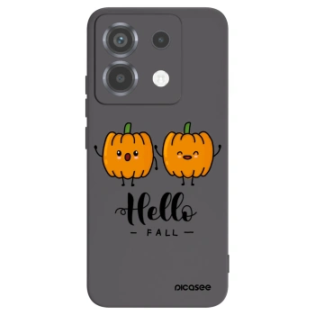 Picasee silikonski črni ovitek za Xiaomi Poco X6 - Hallo Fall