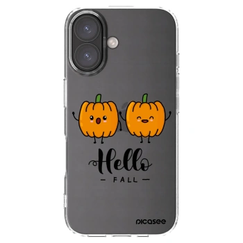 Picasee silikonski prozorni ovitek za Apple iPhone 16 - Hallo Fall
