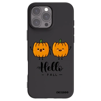 Picasee silikonski črni ovitek za Apple iPhone 16 Pro Max - Hallo Fall