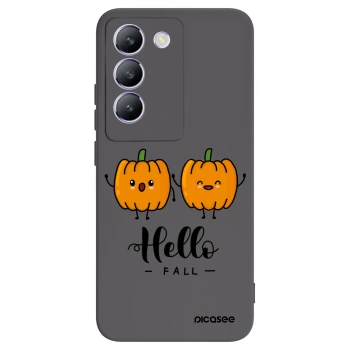 Picasee silikonski črni ovitek za Vivo V40 SE 5G - Hallo Fall