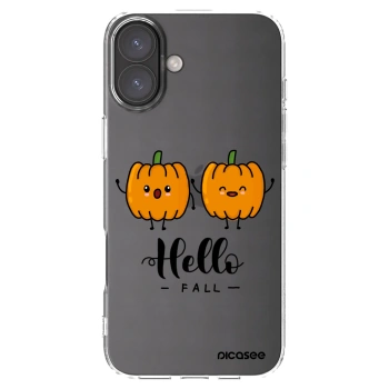 Picasee silikonski prozorni ovitek za Apple iPhone 16 Plus - Hallo Fall