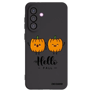 Picasee silikonski črni ovitek za Samsung Galaxy A36 5G - Hallo Fall