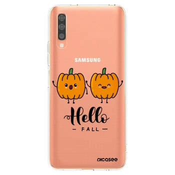 Picasee silikonski prozorni ovitek za Samsung Galaxy A70 A705F - Hallo Fall