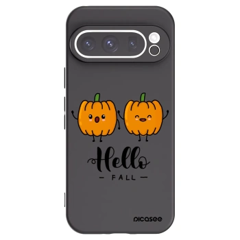 Picasee silikonski črni ovitek za Google Pixel 9 Pro XL - Hallo Fall