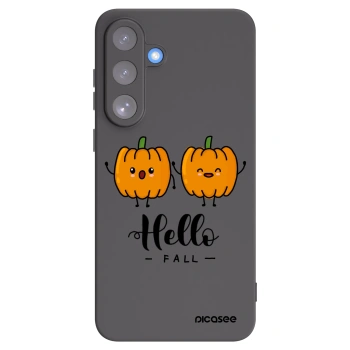 Picasee silikonski črni ovitek za Samsung Galaxy S25 FE 5G - Hallo Fall