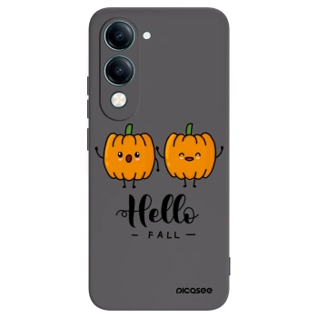 Picasee silikonski črni ovitek za Vivo Y29s 5G - Hallo Fall