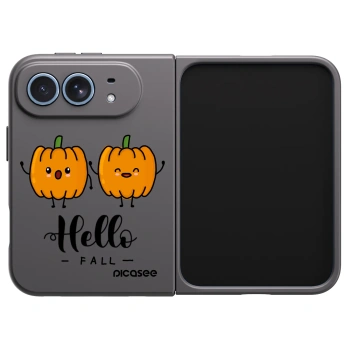 Picasee silikonski črni ovitek za Apple iPhone Duo - Hallo Fall