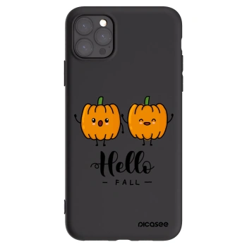 Picasee silikonski črni ovitek za Apple iPhone 11 Pro Max - Hallo Fall