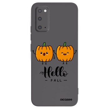 Picasee silikonski črni ovitek za Samsung Galaxy S20 G980F - Hallo Fall