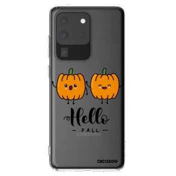Picasee silikonski prozorni ovitek za Samsung Galaxy S20 Ultra 5G G988F - Hallo Fall