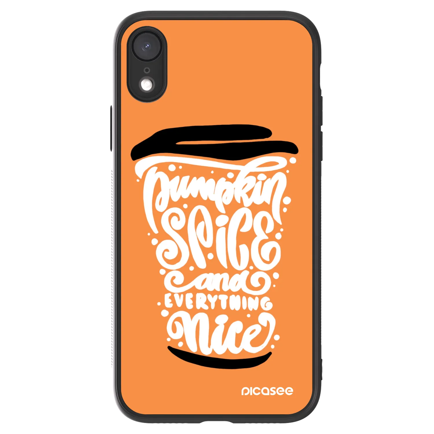 Picasee ULTIMATE CASE za Apple iPhone XR - Pumpkin coffee