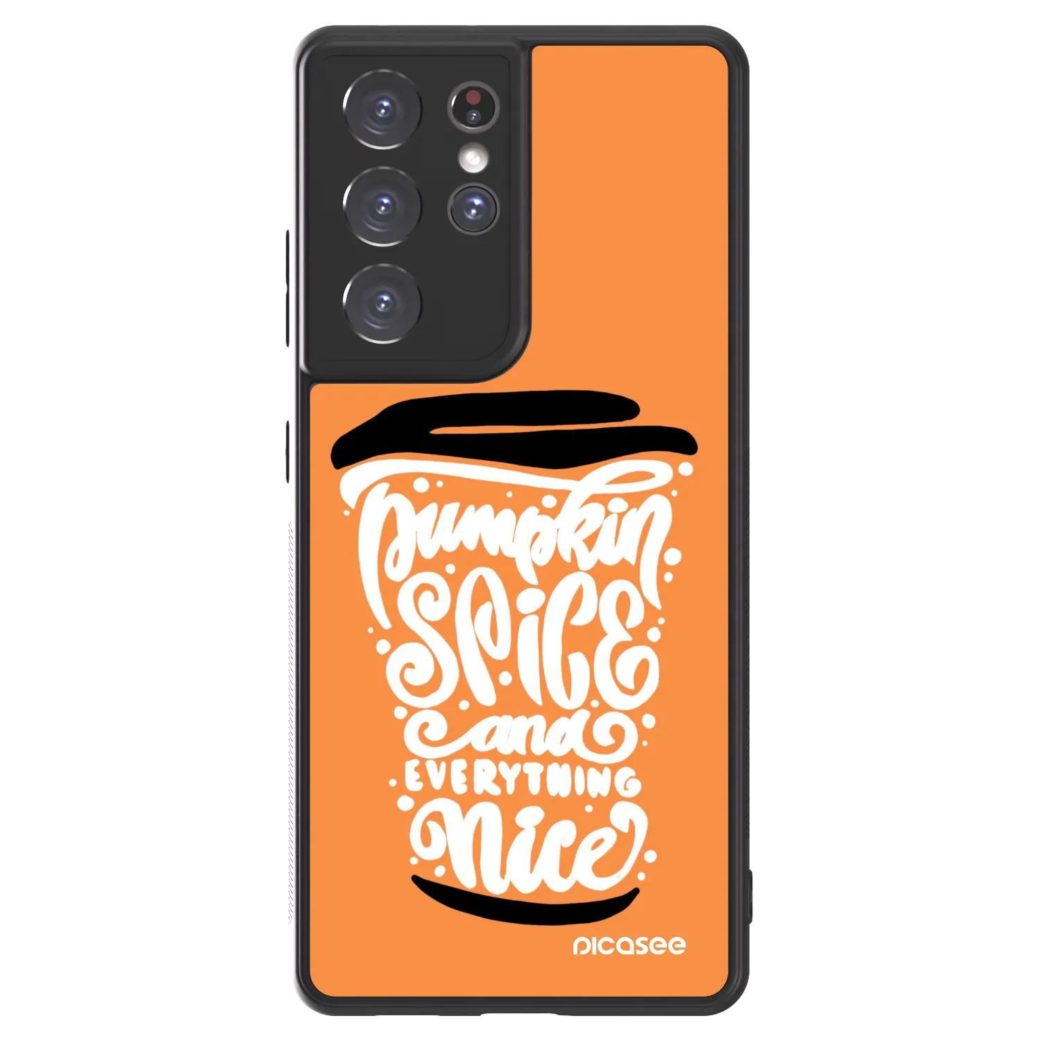 Picasee ULTIMATE CASE za Samsung Galaxy S21 Ultra 5G G998B - Pumpkin coffee