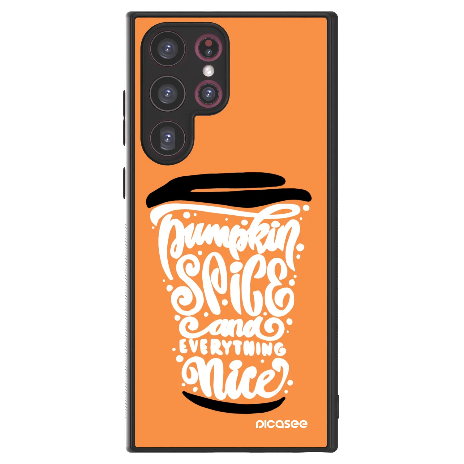 Picasee ULTIMATE CASE za Samsung Galaxy S22 Ultra 5G - Pumpkin coffee