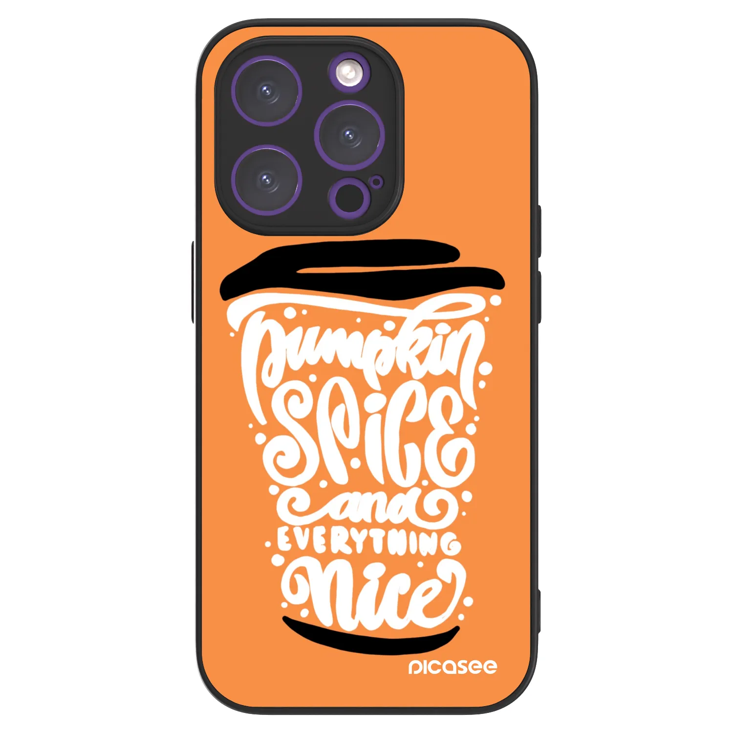 Picasee ULTIMATE CASE za Apple iPhone 14 Pro - Pumpkin coffee