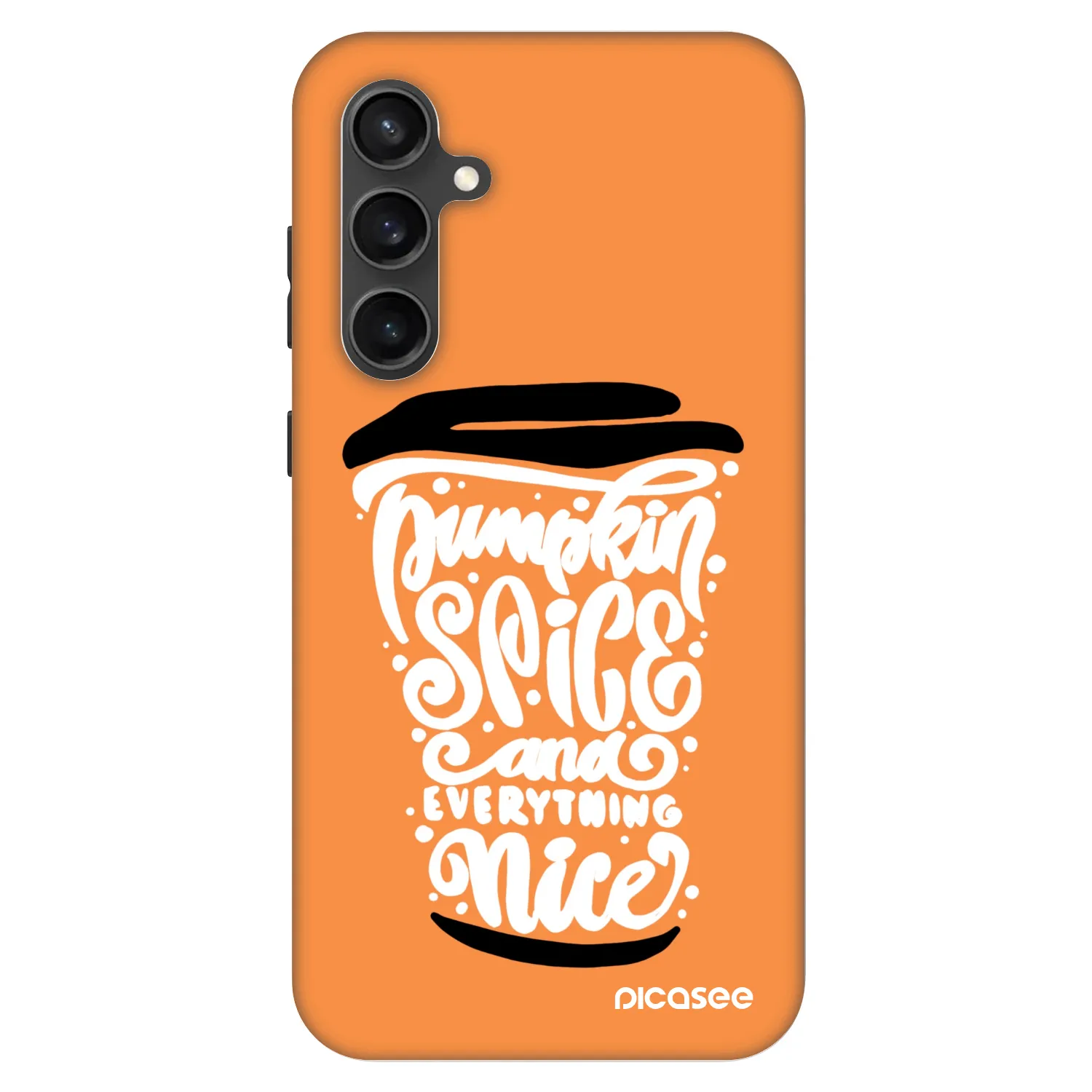 Picasee Fashion Case za Samsung Galaxy S23 FE S711B - Pumpkin coffee