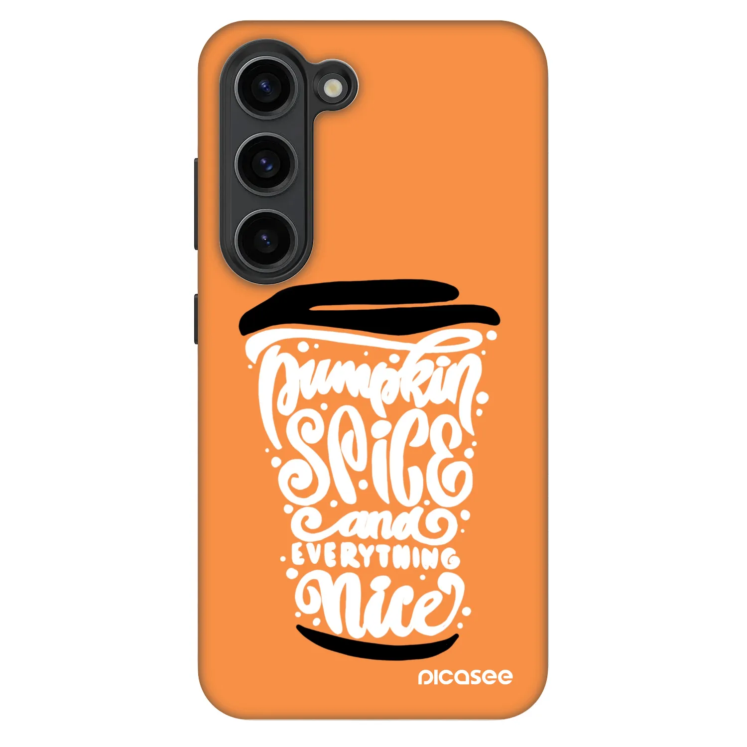 Picasee Fashion Case za Samsung Galaxy S23 5G - Pumpkin coffee