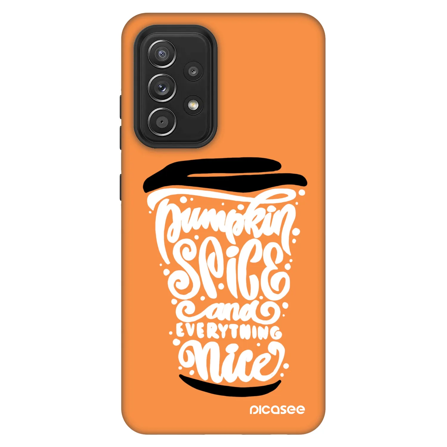 Picasee Fashion Case za Samsung Galaxy A52s 5G A528B - Pumpkin coffee