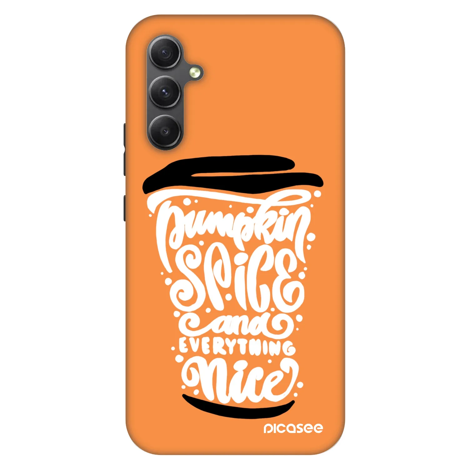 Picasee Fashion Case za Samsung Galaxy A34 5G A346B - Pumpkin coffee