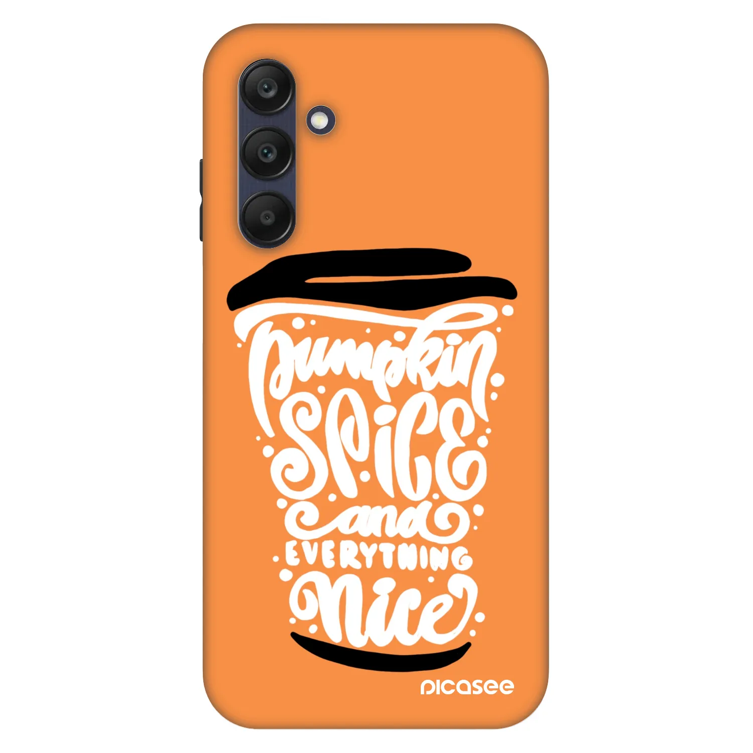 Picasee Fashion Case za Samsung Galaxy A25 A256B 5G - Pumpkin coffee