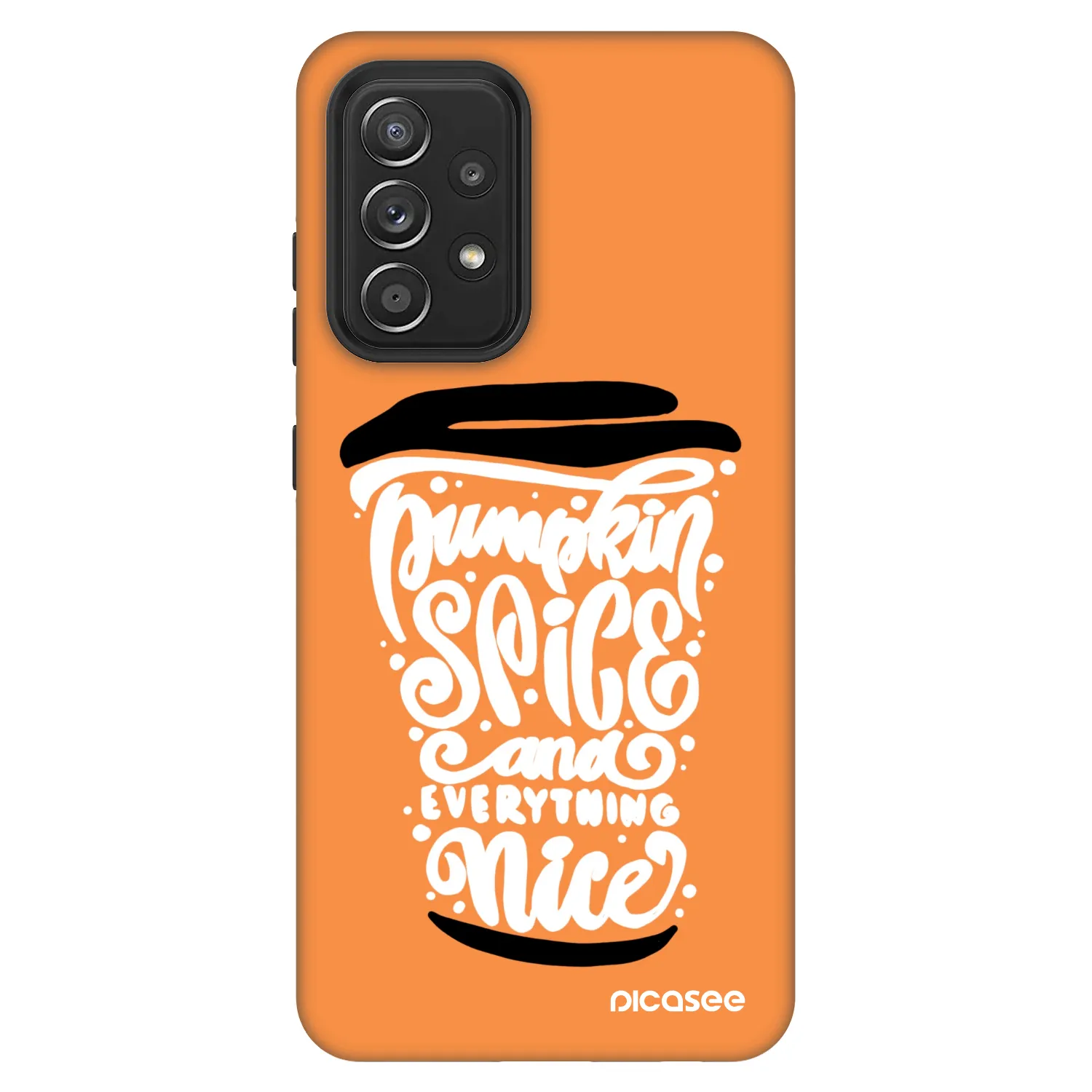 Picasee Fashion Case za Samsung Galaxy A52 5G A525F - Pumpkin coffee