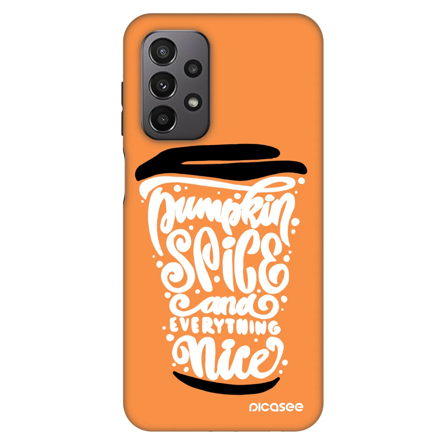 Picasee Fashion Case za Samsung Galaxy A23 A235F 4G - Pumpkin coffee