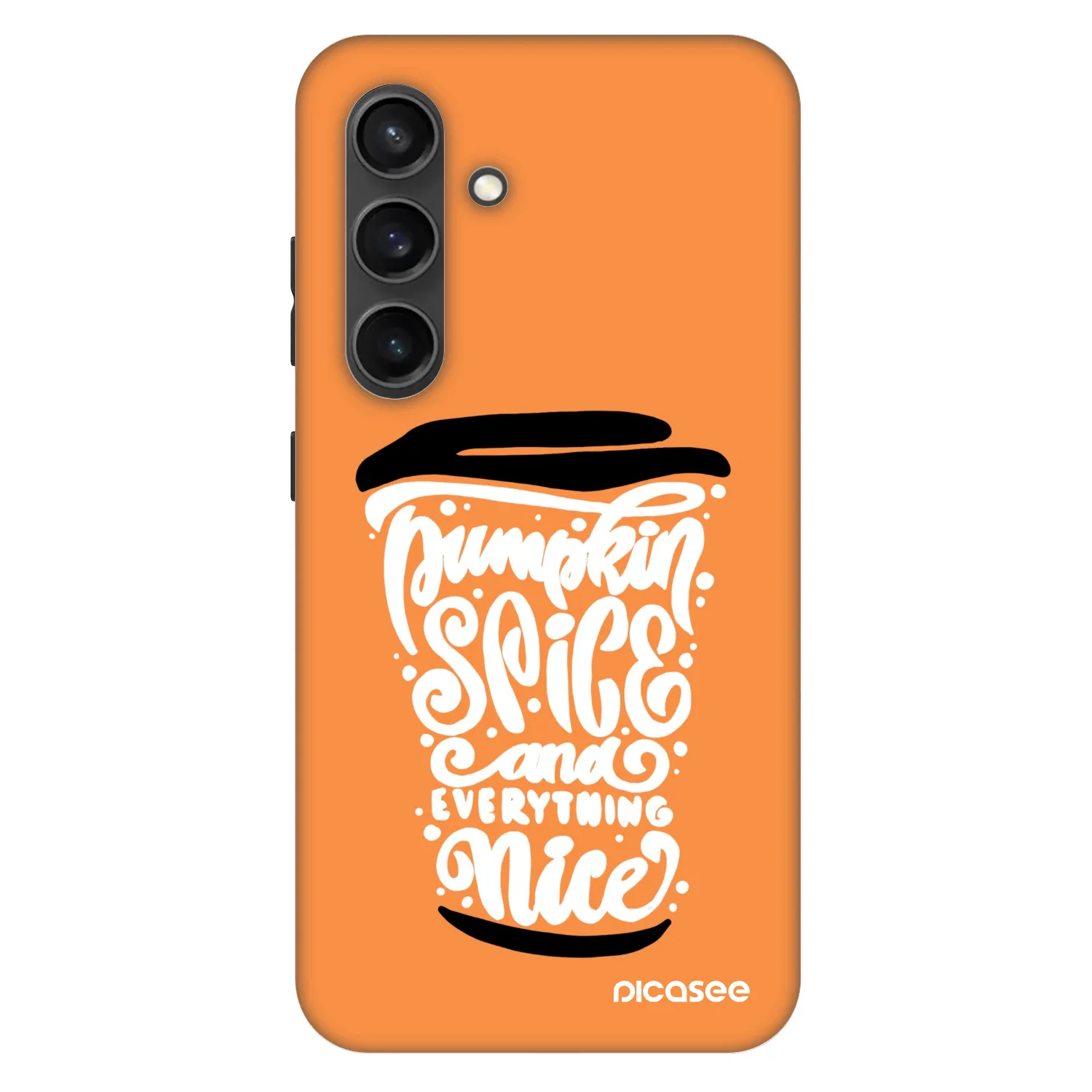 Picasee Fashion Case PowerShare pro Samsung Galaxy S24 S921B 5G - Pumpkin coffee