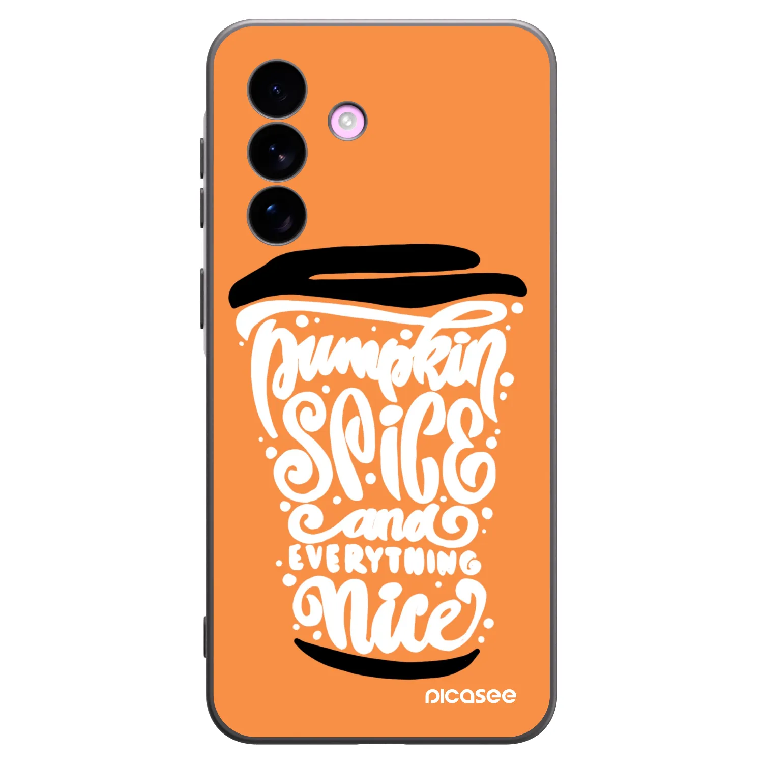 Picasee silikonski črni ovitek za Samsung Galaxy A57 5G - Pumpkin coffee