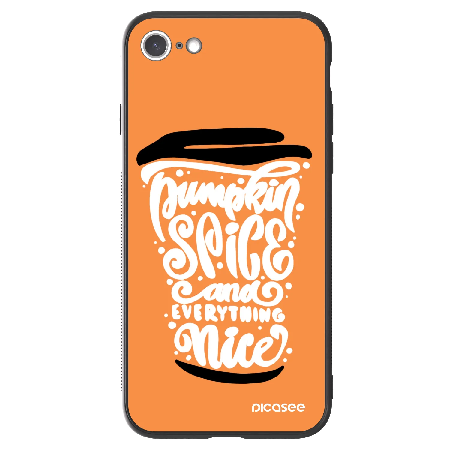 Picasee ULTIMATE CASE za Apple iPhone 7 - Pumpkin coffee