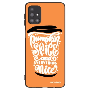Ovitek za Samsung Galaxy M31s - Pumpkin coffee