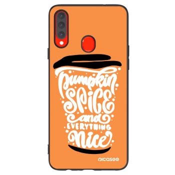 Ovitek za Samsung Galaxy A20s - Pumpkin coffee