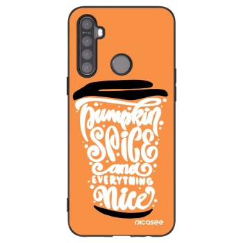 Picasee silikonski črni ovitek za Realme 6i - Pumpkin coffee