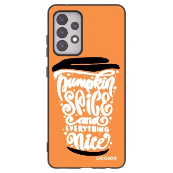 Picasee silikonski črni ovitek za Samsung Galaxy A52 5G A525F - Pumpkin coffee